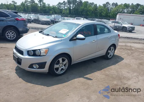 2013 Chevrolet Sonic Ltz Auto z USA, uszkodzony, nr VIN 1G1JE5SH6D4173728